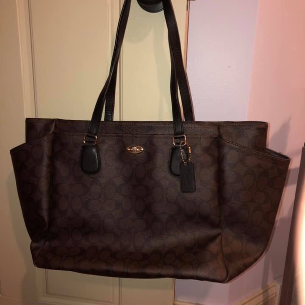 Large Brown Coach Purse/Bag